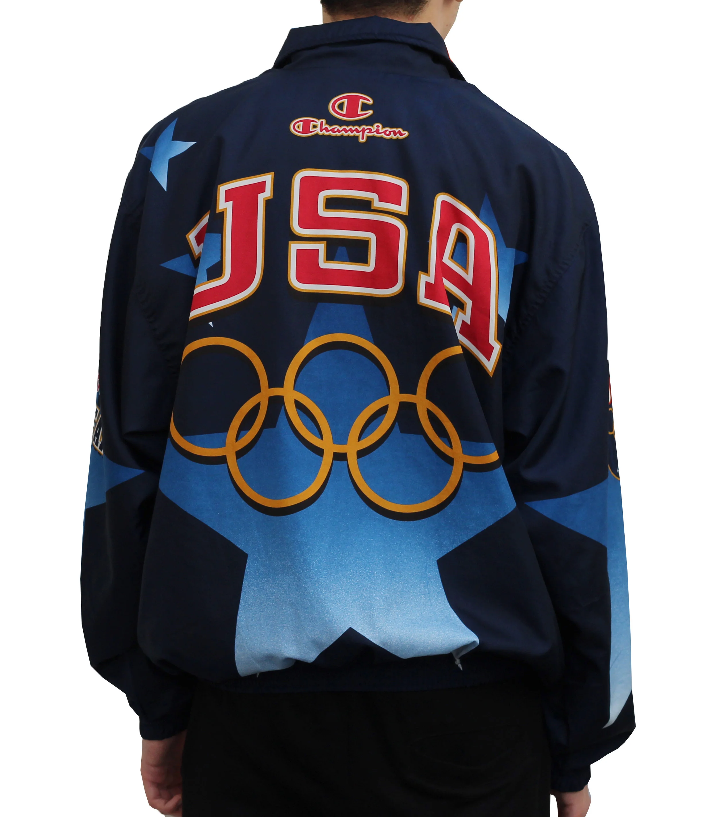 Galfyスタジャン 1996年 CHAMPION Vintage Champion 1996 Olympic Jacket (Size L) — RootsBK